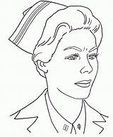 Krankenschwester Nurses Military Doktor Arzt Kostenlos Ausmalbild Q1 Coloringhome sketch template