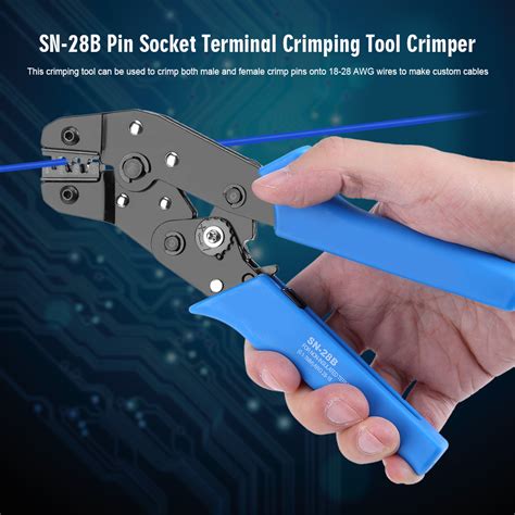 Otviap Crimping Tool Pin Terminal Crimping Tool Sn 28b Pin Socket