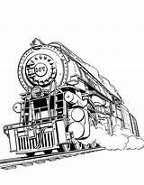 Steam Railroad Colouring Locomotives Effortfulg Netart Designlooter sketch template
