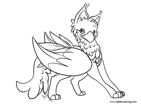 griffin coloring pages