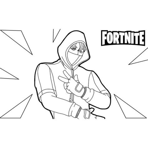 ikonik fortnite coloring page   coloring pages