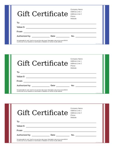 blank gift certificate edit fill sign  handypdf