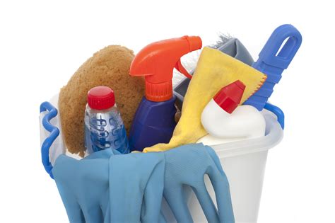 stock photo   bucket  domestic cleaning products freeimageslive