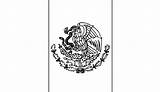 Flag Mexican Coloring Printable Pages Mexico Color Flags Educativeprintable Kids Colors sketch template