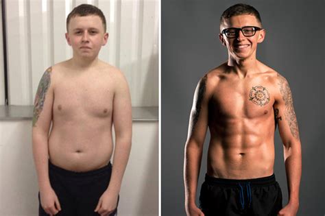 mum son undergo amazing transformation after making one lifestyle