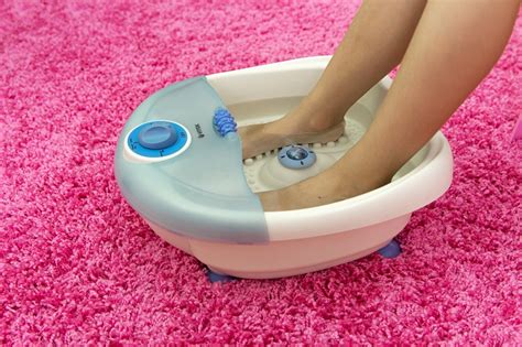 foot spas   top bubbling heated massaging foot baths