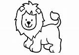 Cute Lions sketch template