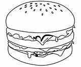 Hamburger Hamburguesa Colorear Burger Hamburgers Burgers Dessiner Fensterbilder Meilleur Deliciosa Hamburguesas Zum Kostenlose Trinken Bestcoloringpagesforkids sketch template