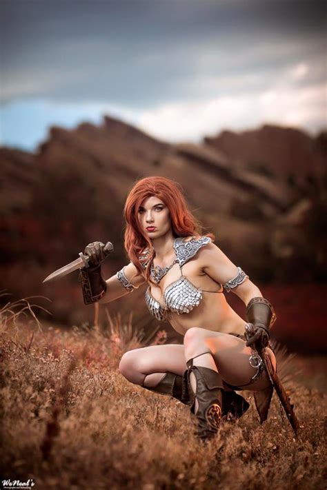 Stunning Red Sonja Cosplay Based On Sideshow Collectibles