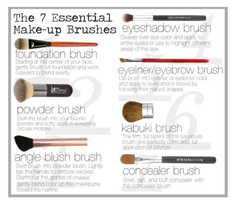 different types of makeup brushes diy projects to try