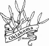 Oklahoma Mistletoe Designlooter sketch template