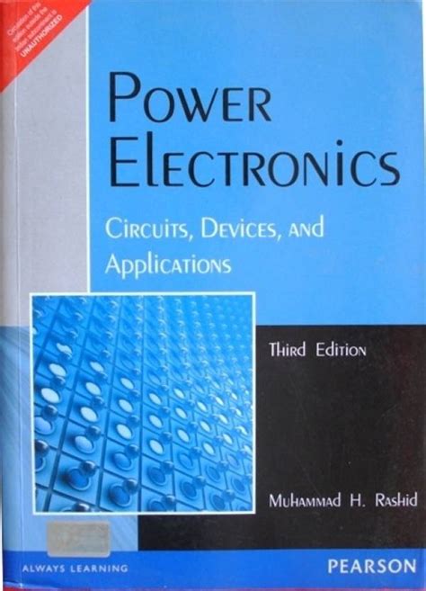 power electronics circuits devices  applications  edition buy