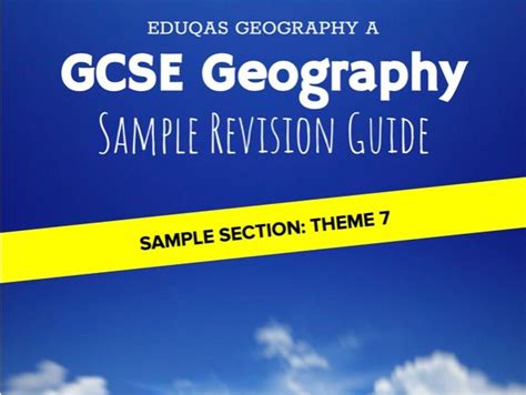 sample revision guide theme  teaching resources