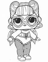 Lol Coloring Pages Doll Dolls Surprise Printable Angel Print sketch template