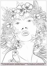 Nature Beauty Coloring Edward Ramos Stress Anti Colorism Book Zen Illustration Pages Adult sketch template