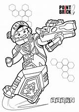 Coloring Nexo Knights Pages Aaron Knight Disegni Colorare Da Choose Board Kids sketch template