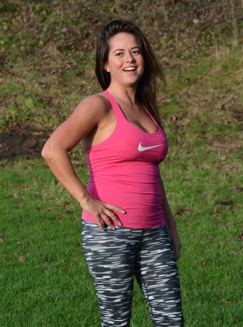 Karen Danczuk Flashes Mega Cleavage During Park Workout After Ex