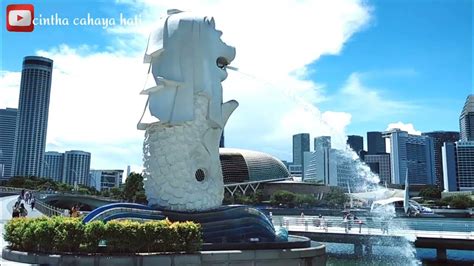 Patung Merlion Ikon Negara Singapura Youtube