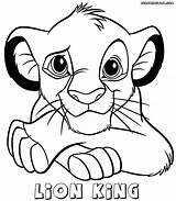 Lion King Color Coloring Pages Printable Print Cartoon Lionking sketch template