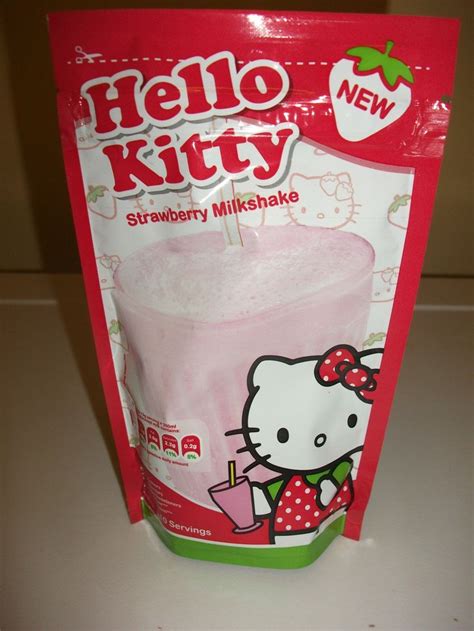 hello kitty strawberry milkshake tastes like strawberry