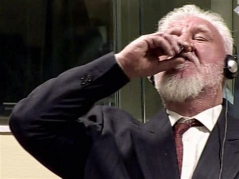 Croatian War Criminal Slobodan Praljak ‘drinks Poison’ In Court After