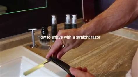 Shaving With A Straight Razor Classic Shaving Tutorial