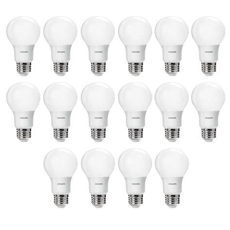 philips  watt equivalent  led light bulb daylight  pack   home depot