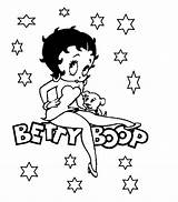 Betty Boop Coloring Pages Printable Popular sketch template