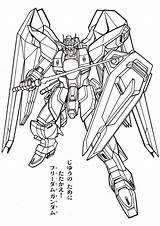 Gundam Wing Bestcoloringpagesforkids Robotech sketch template