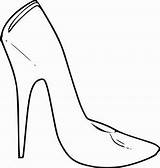 Stiletto Damenschuhe Slipper sketch template