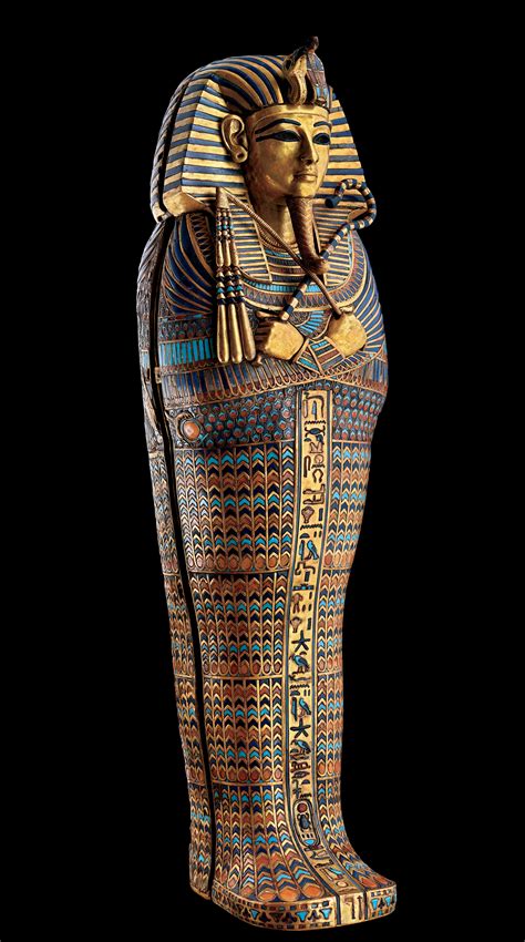 magnificent middle coffin  tutankhamuns tomb