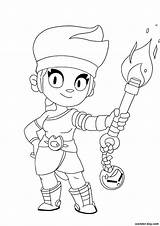 Brawl Stars Amber Coloring Pages Print Wonder sketch template