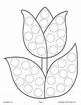 Dot Spring Printables Do Activities Marker Markers sketch template
