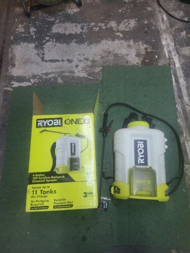 Ryobi One P2860 4 Gal Backpack Sprayer Tool Only Free Shipping Read