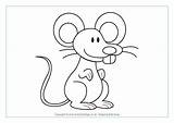 Mice sketch template