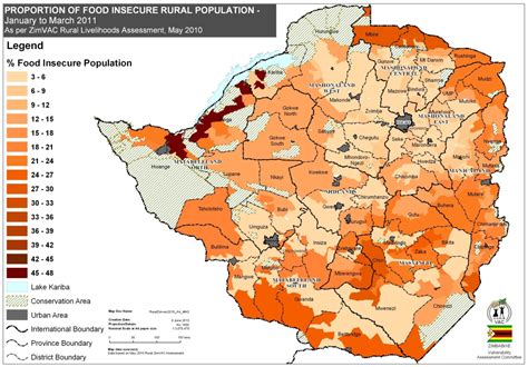 Population Density Map Zimbabwe