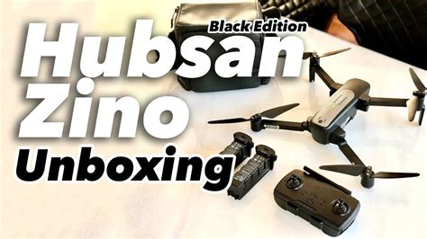 hubsan zino black edition unboxing flight test amazing quality youtube