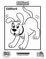 Clifford Coloring Sheet Dog Pages Activities Printables Scholastic Printable Worksheets Choose Board Color Clipart sketch template