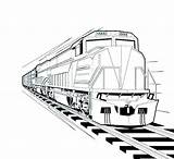 Train Coloring Pages Drawing Freight Steam Trains Passenger Locomotive Color Engine Printable Bullet Pdf Sketch Getdrawings Getcolorings Template Colorings sketch template