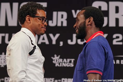 errol spence jr  terence crawford  face   july