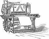 Loom Clipart Cartwright Edmund Power Hand Industrial Revolution Invention Invented Water Powered Cliparts Clipground Weaving Vaucanson Gif Jacques 1745 Automated sketch template