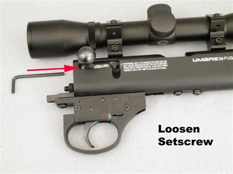 archer  airguns   upgrade  umarex fusion air rifle   oversize bolt handle
