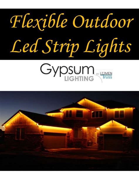 flexible outdoor led strip lights