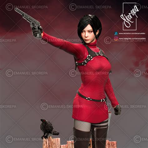 3d File Ada Wong Re4 Remake 🧟・3d Printing Idea To Download・cults