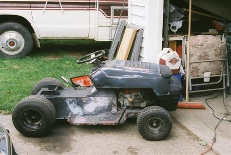 racing lawn mower build