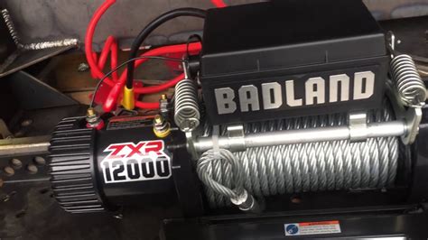 zxr  badland winch universal mount harbor freight review youtube