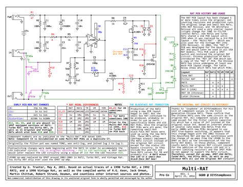 multi rat circuits rat projects   guitar diagram computer multi history science