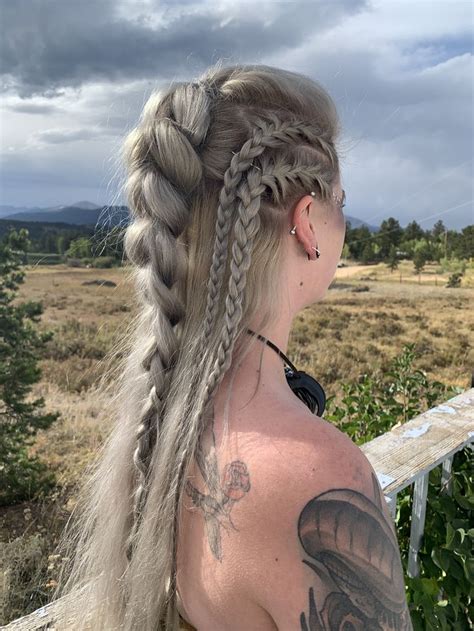 viking hair viking hair hair styles braids  long hair