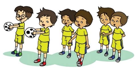 Langkah Langkah Dalam Permainan Mendorong Bola Dan Estafet Bola Raja