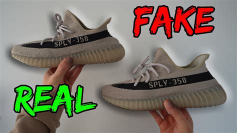 real  fake adidas yeezy boost   slate sneaker comparison youtube
